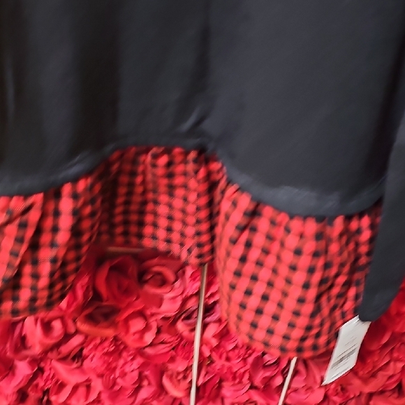 Carter's NWT Girls Black and Red Checkered Leggings Set Size 5T Top & 6-6X Pants - Picture 11 of 13